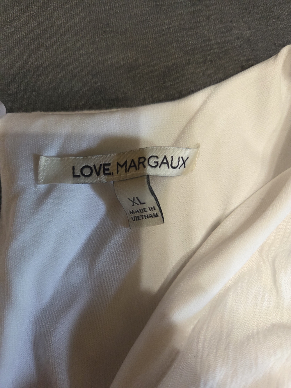 LOVE, MARGAUX Cream Romper - XL